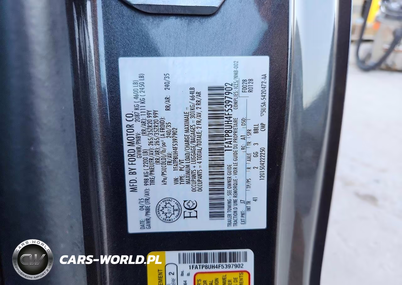 2015 Ford Mustang VIN:1FATP8UH4F5397902 - 12