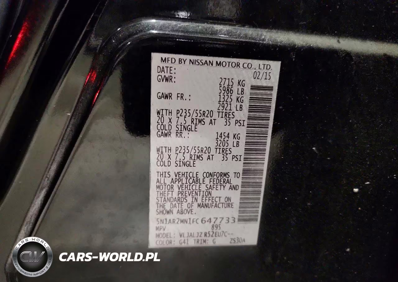 2015 Nissan Pathfinder S VIN:5N1AR2MN1FC647733 - 12