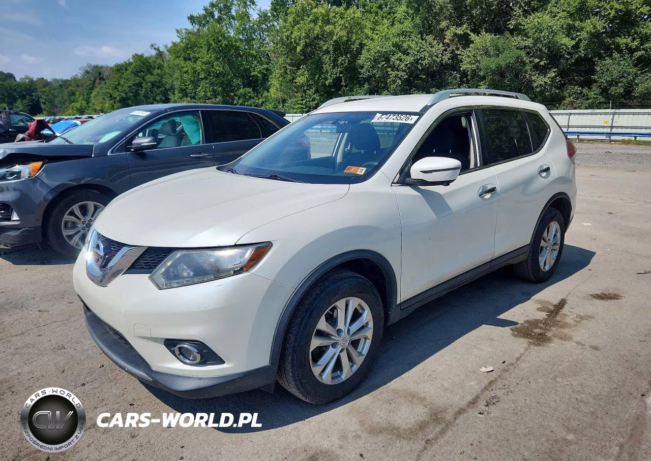 2016 Nissan Rogue Sv VIN:KNMAT2MV7GP631813 - 1