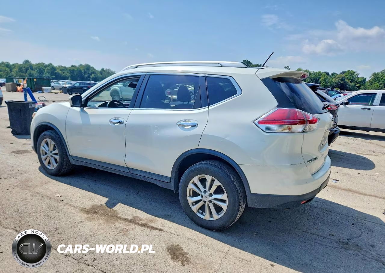 2016 Nissan Rogue Sv VIN:KNMAT2MV7GP631813 - 2