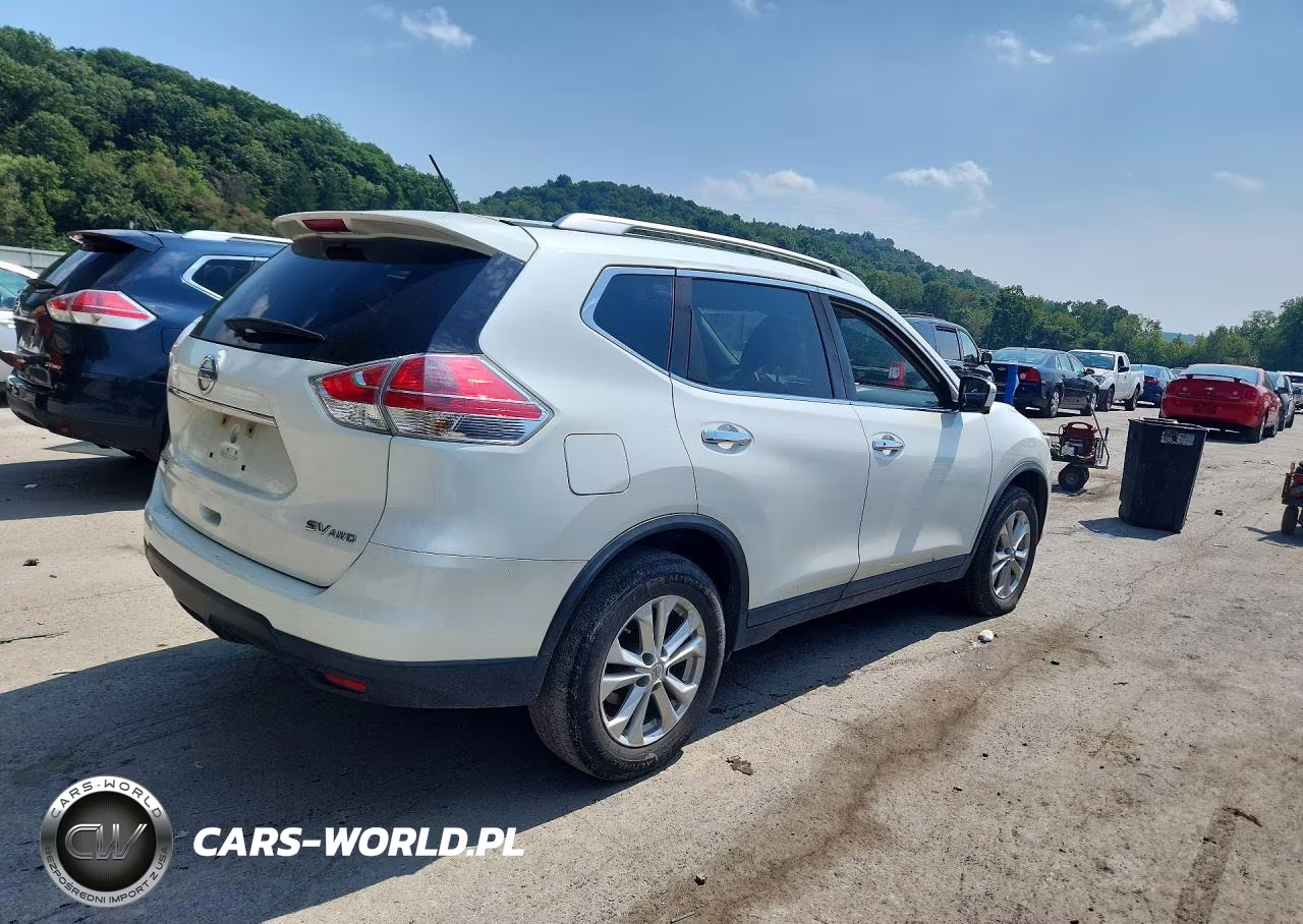2016 Nissan Rogue Sv VIN:KNMAT2MV7GP631813 - 3