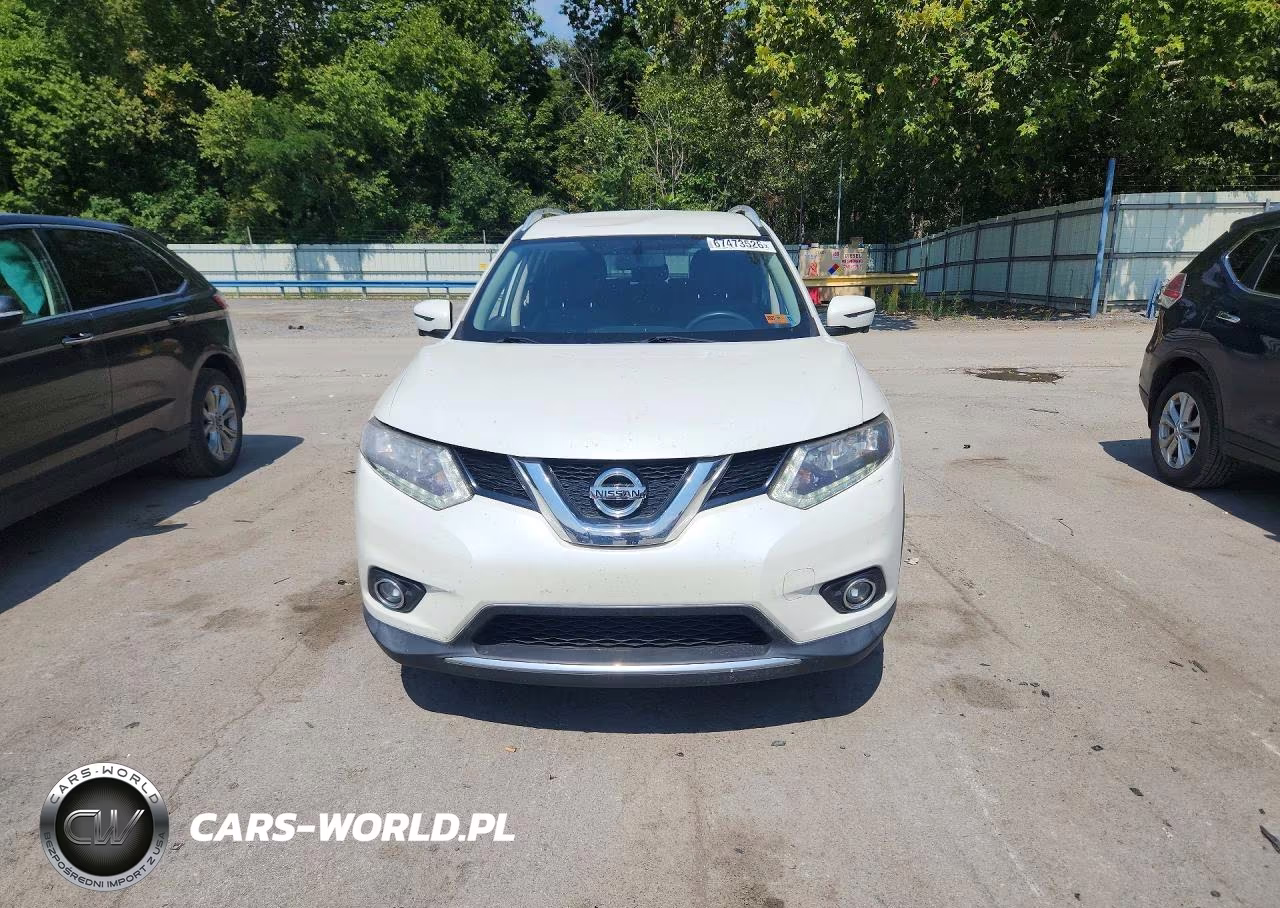 2016 Nissan Rogue Sv VIN:KNMAT2MV7GP631813 - 5