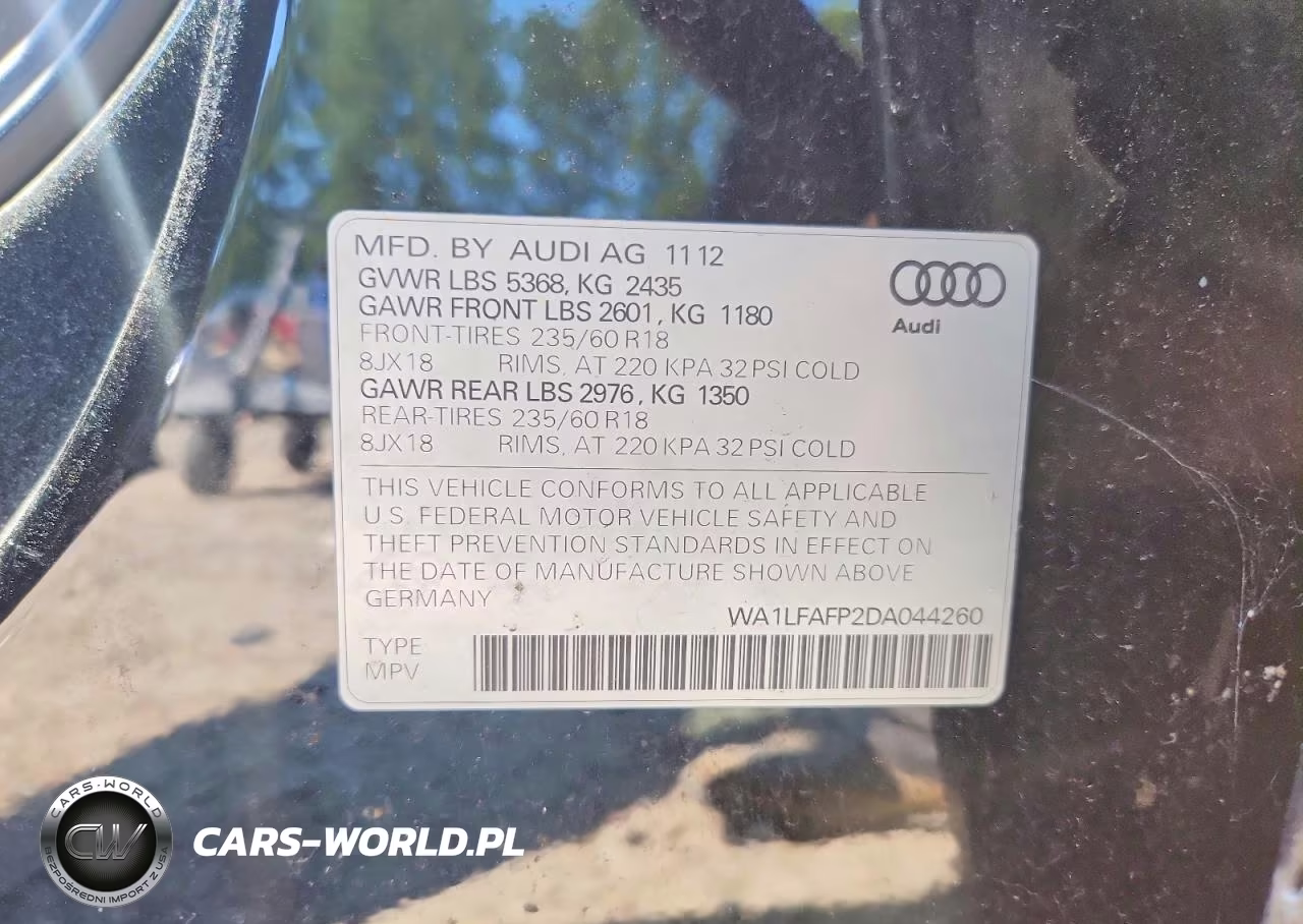 2013 Audi Q5 Premium Plus VIN:WA1LFAFP2DA044260 - 12