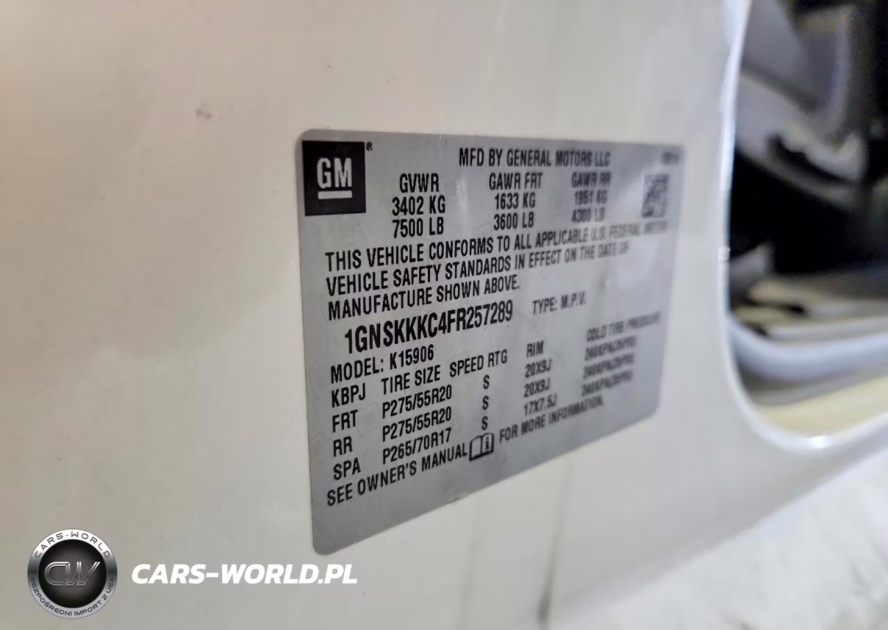 2015 Chevrolet Suburban K1500 Ltz VIN:1GNSKKKC4FR257289 - 13