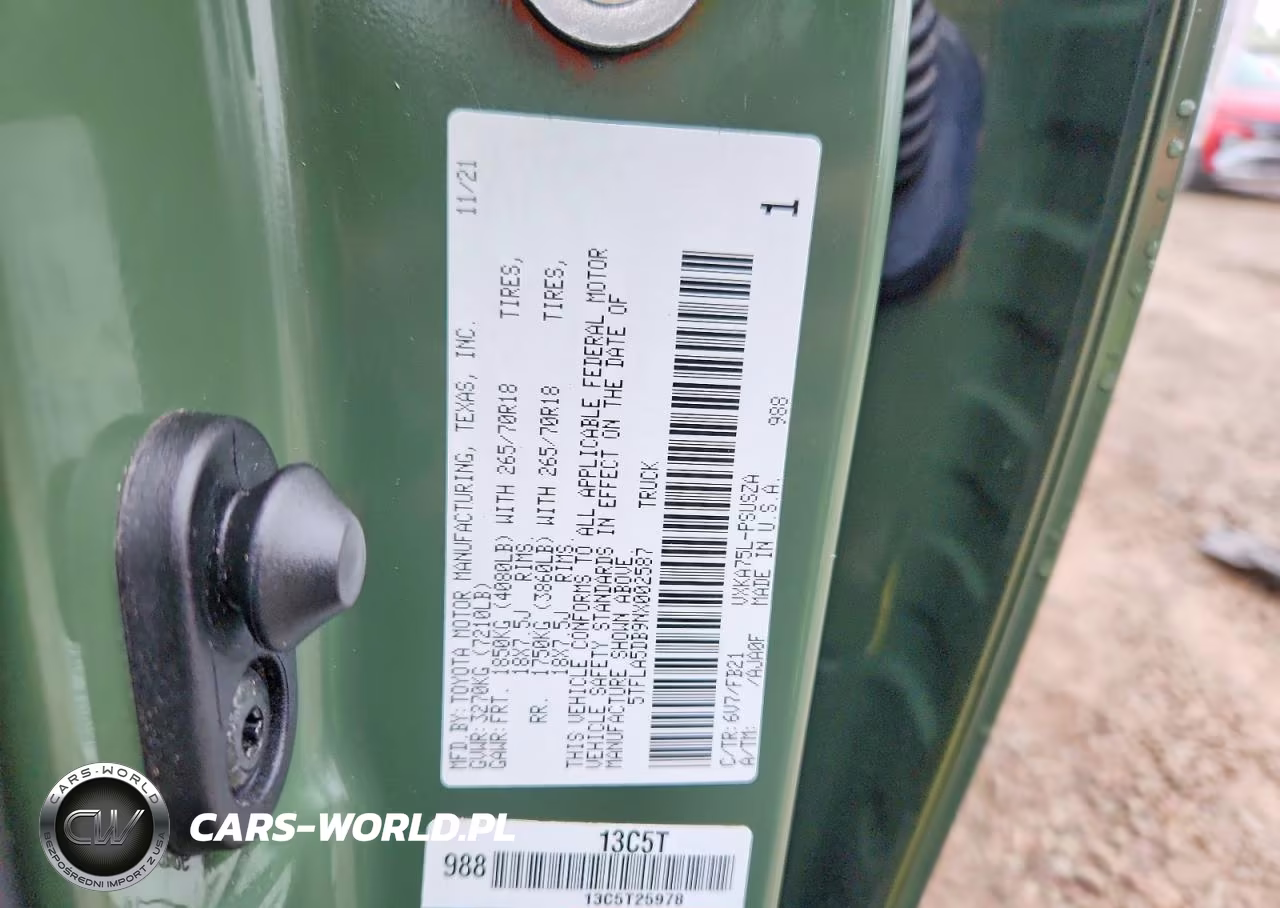 2022 Toyota Tundra Sr5 VIN:5TFLA5DB9NX002587 - 13