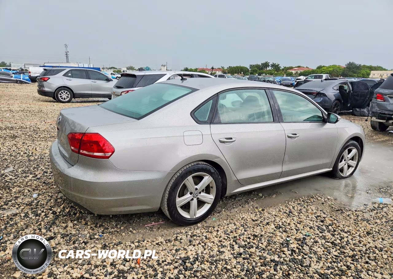2012 Volkswagen Passat S VIN:1VWAP7A39CC008437 - 3