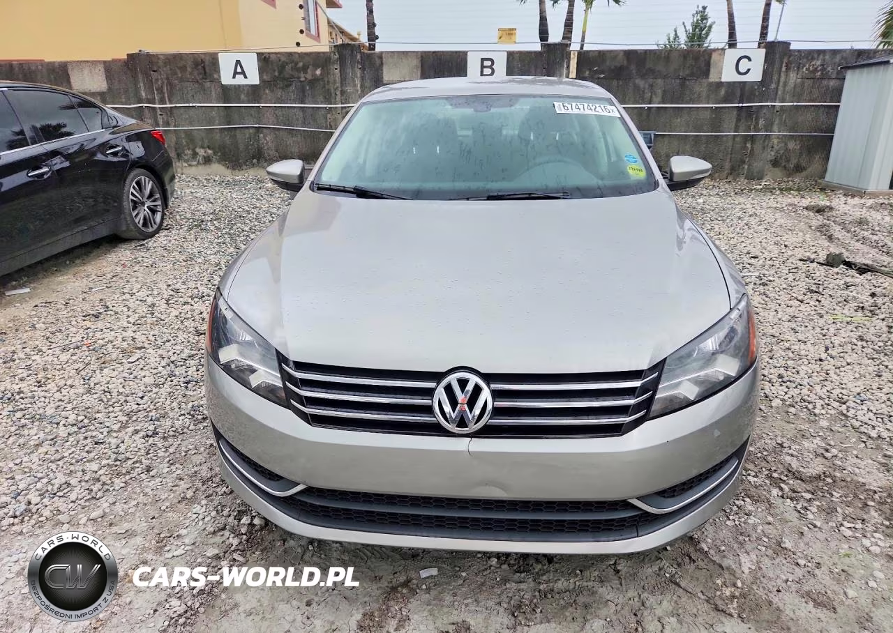2012 Volkswagen Passat S VIN:1VWAP7A39CC008437 - 5