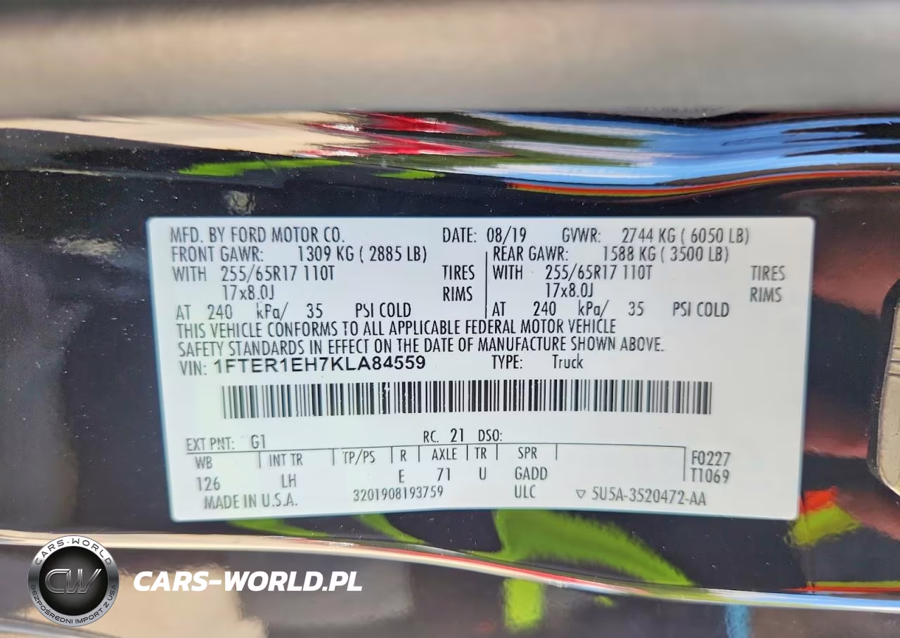 2019 Ford Ranger Xl VIN:1FTER1EH7KLA84559 - 12