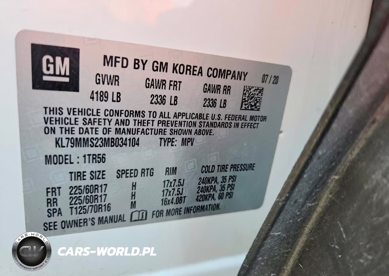 2021 Chevrolet Trailblazer Ls VIN:KL79MMS23MB034104 - 13