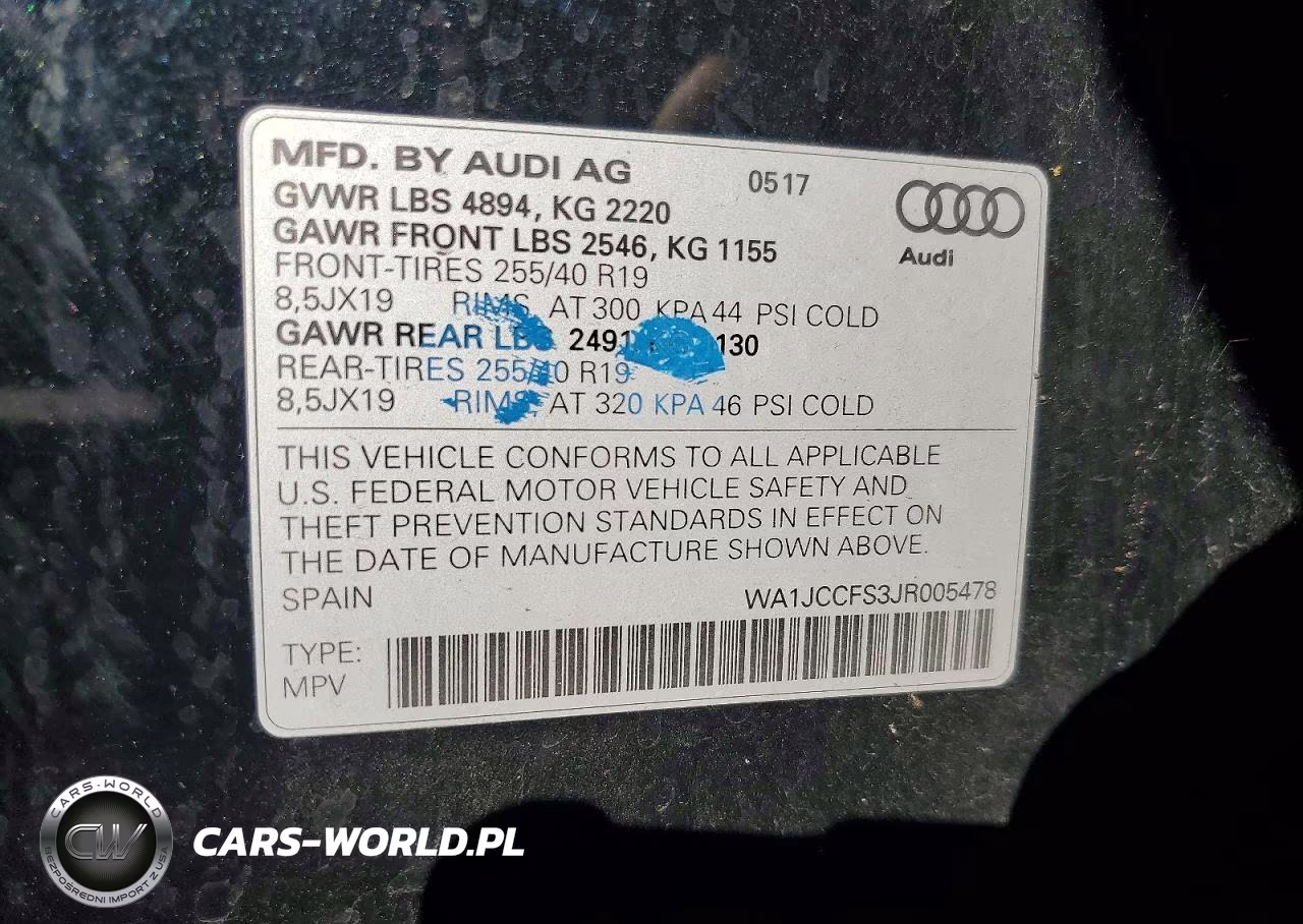 2018 Audi Q3 Premium Plus VIN:WA1JCCFS3JR005478 - 13