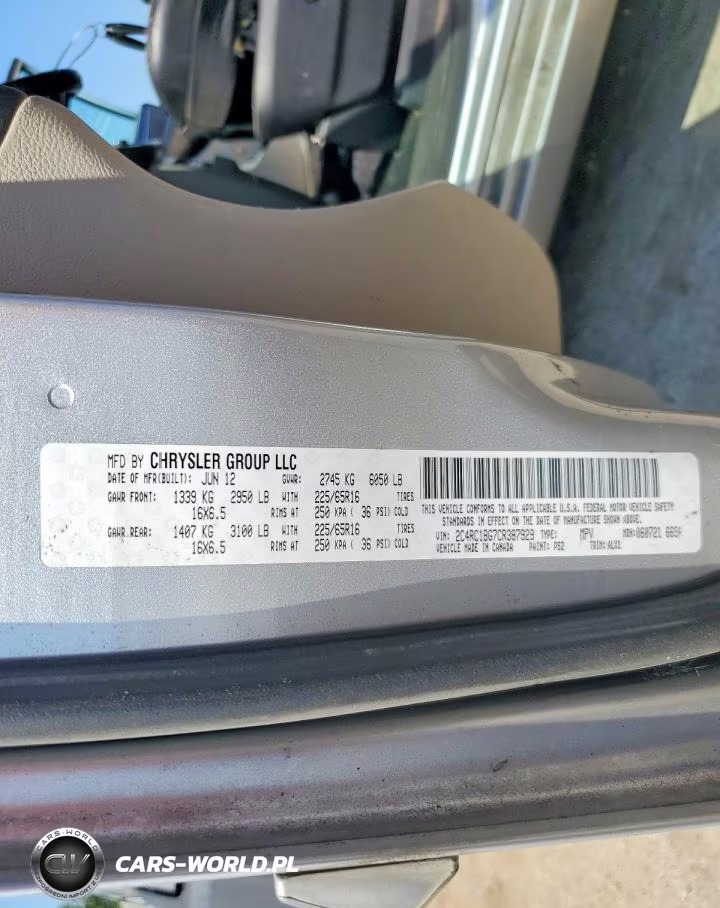 2012 Chrysler Town & Country Touring VIN:2C4RC1BG7CR387929 - 13