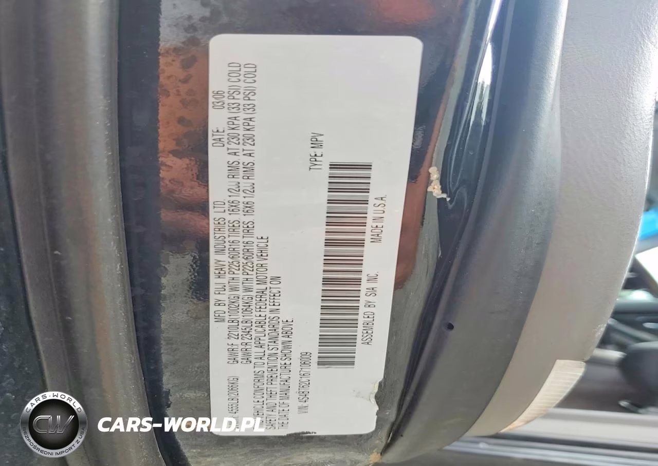 2006 Subaru Baja Sport VIN:4S4BT62C167106009 - 12