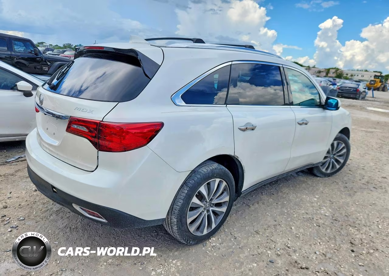 2014 Acura Mdx Technology VIN:5FRYD3H44EB016452 - 3