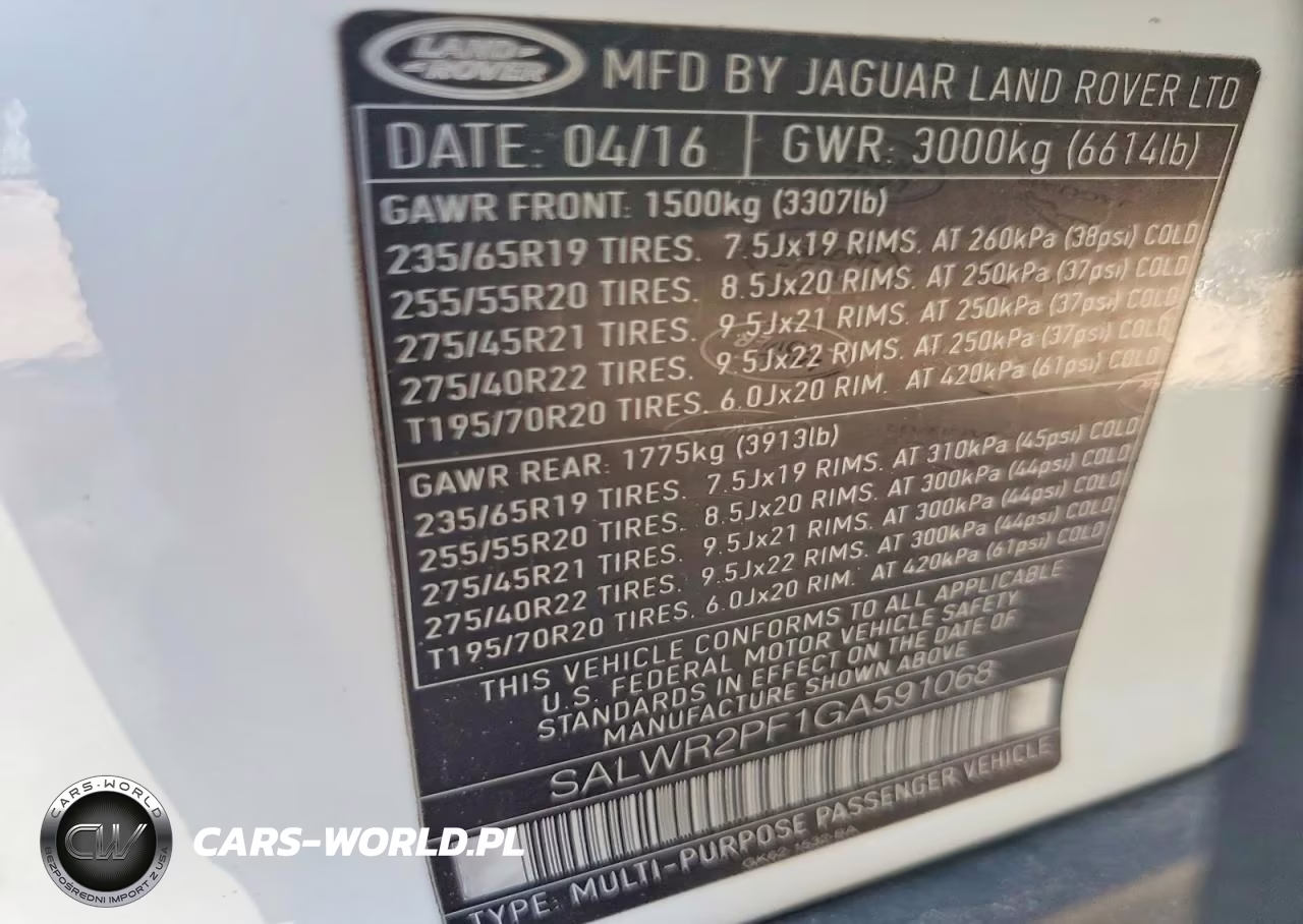 2016 Land Rover Range Rover Sport Hse VIN:SALWR2PF1GA591068 - 13