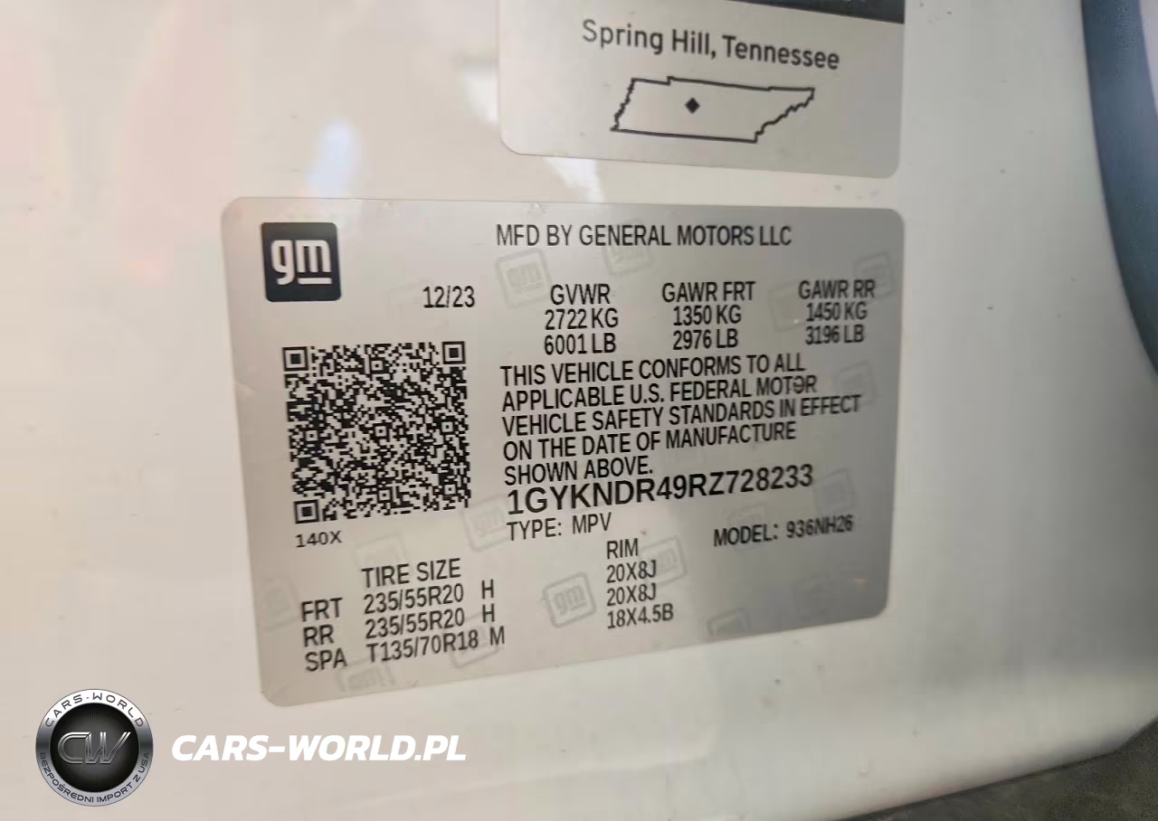 2024 Cadillac Xt5 Premium Luxury VIN:1GYKNDR49RZ728233 - 13