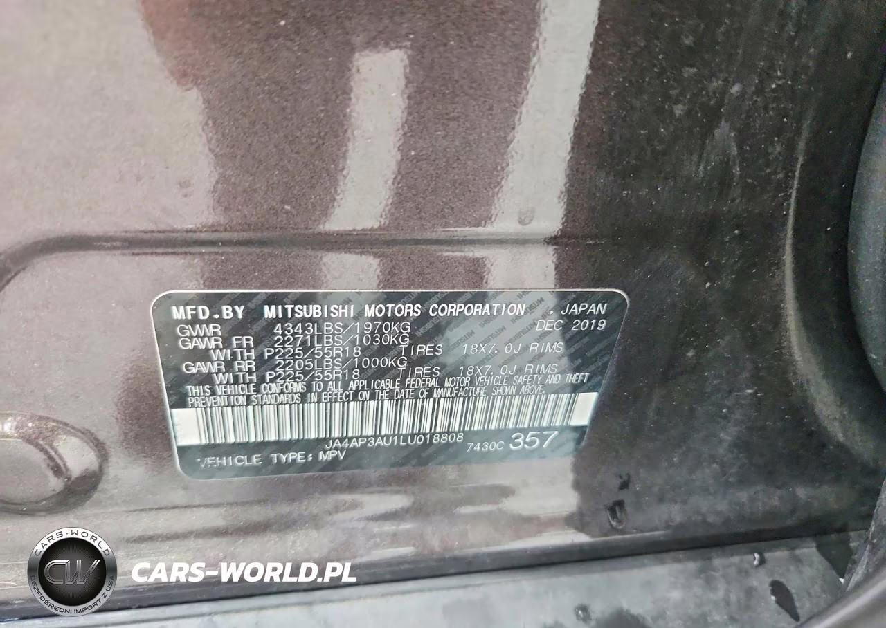 2020 Mitsubishi Outlander Sport Es VIN:JA4AP3AU1LU018808 - 13