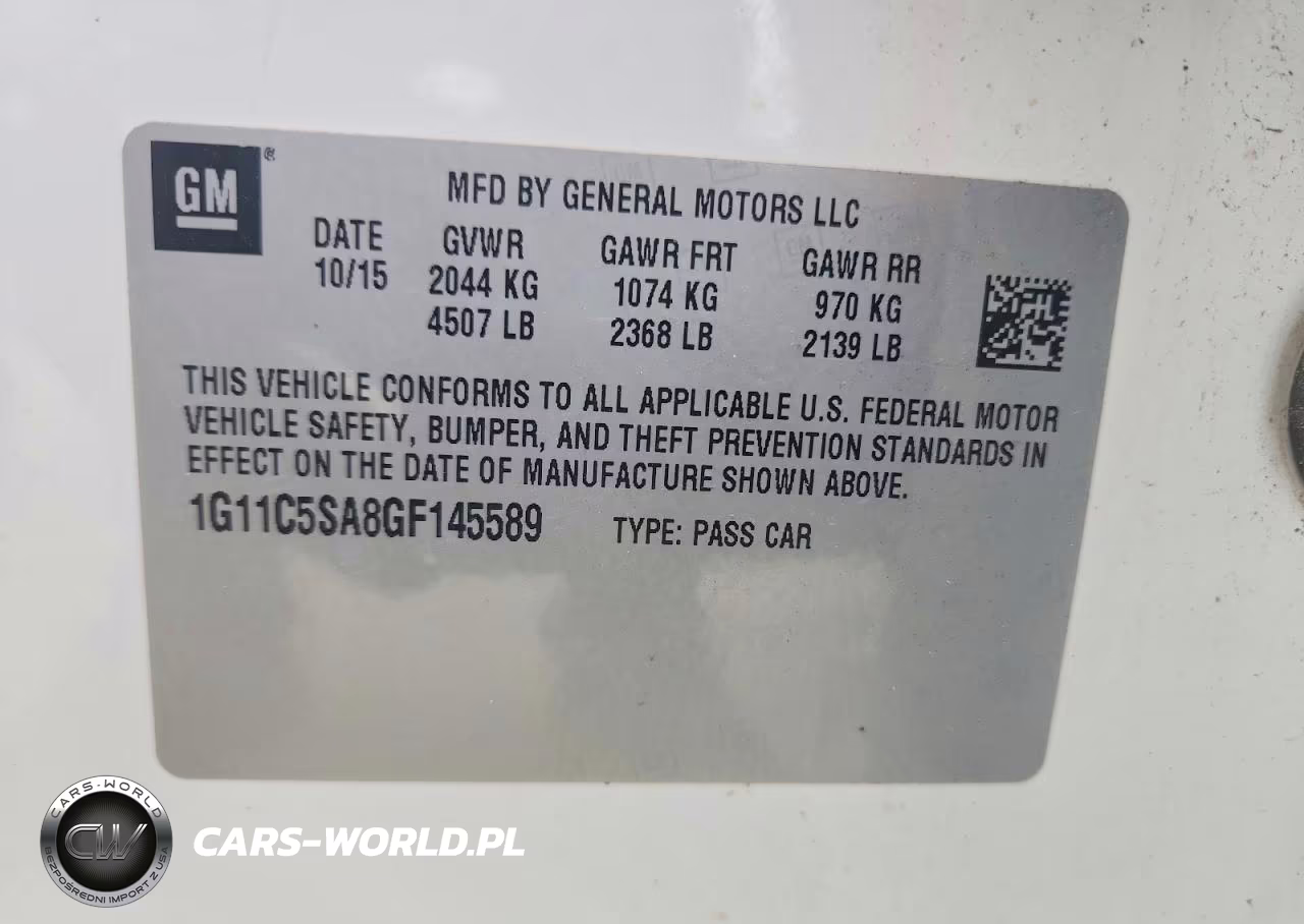 2016 Chevrolet Malibu Limited Lt VIN:1G11C5SA8GF145589 - 13