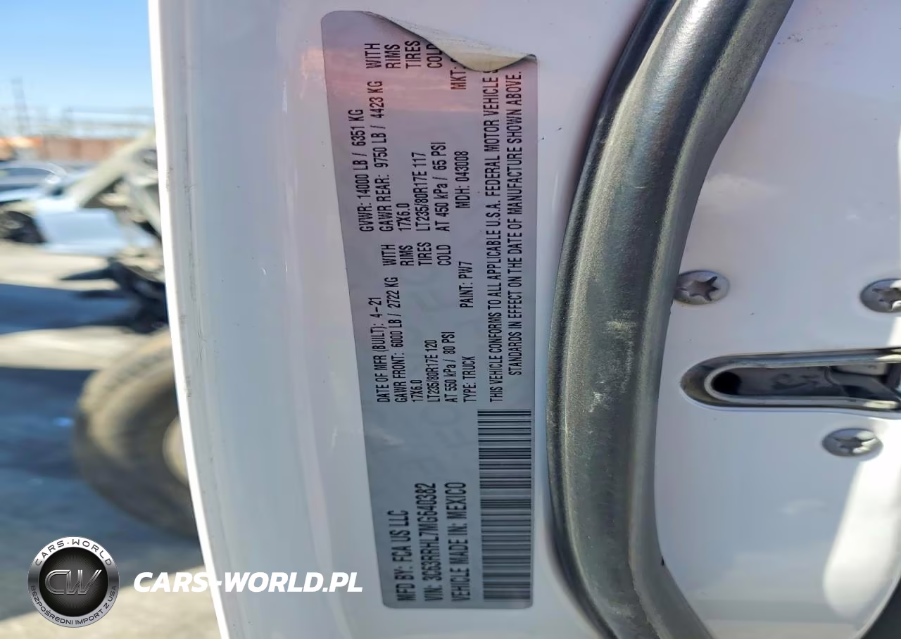 2021 Ram 3500 Big Horn 4X4 8' Box VIN:3C63RRHL7MG640382 - 12