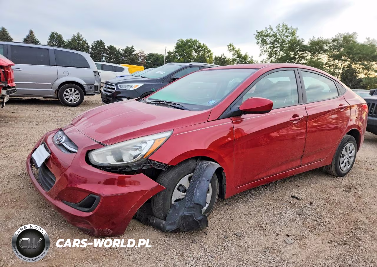 2017 Hyundai Accent Se VIN:KMHCT4AE0HU357569 - 1