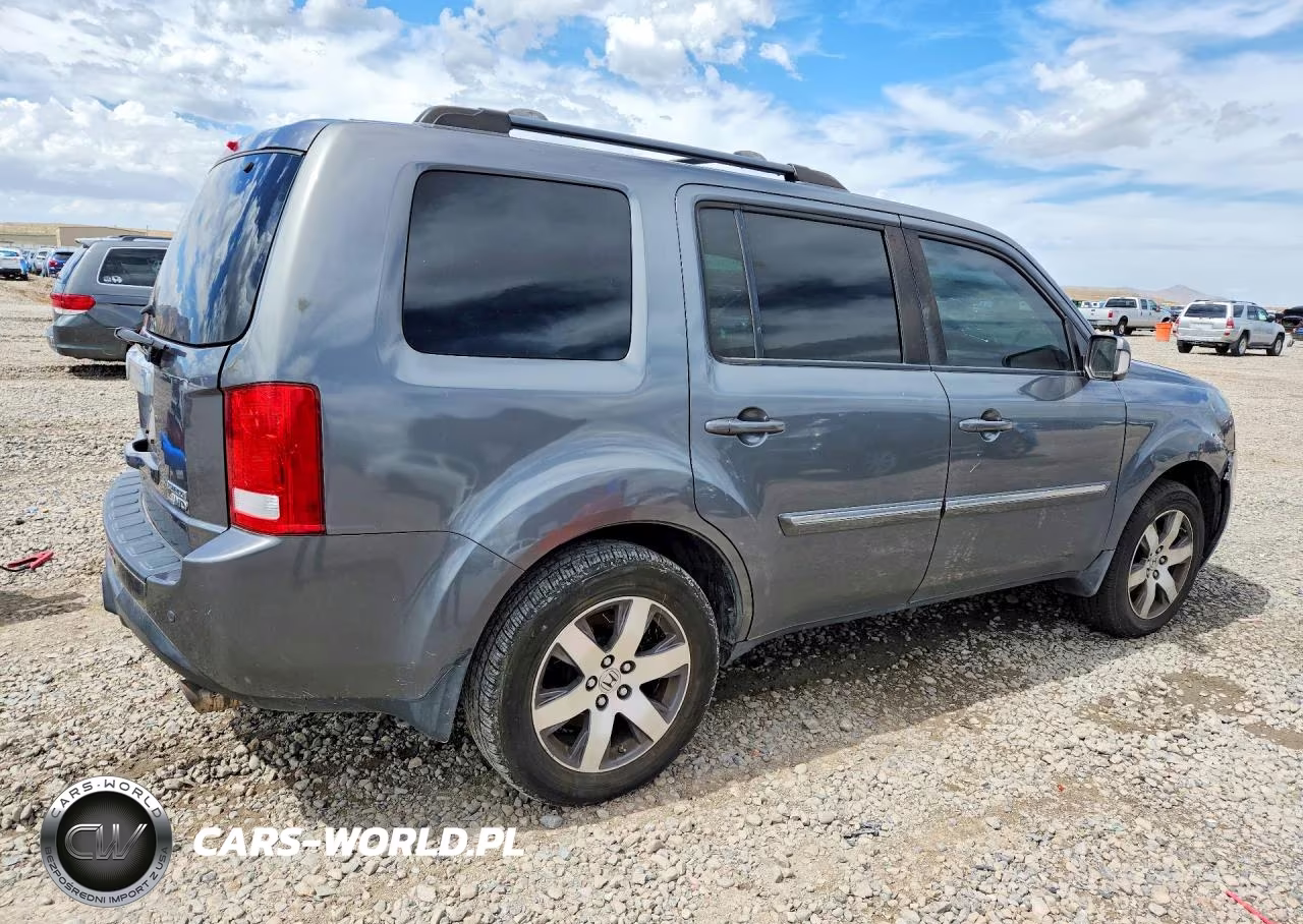 2012 Honda Pilot Touring VIN:5FNYF4H98CB501350 - 3