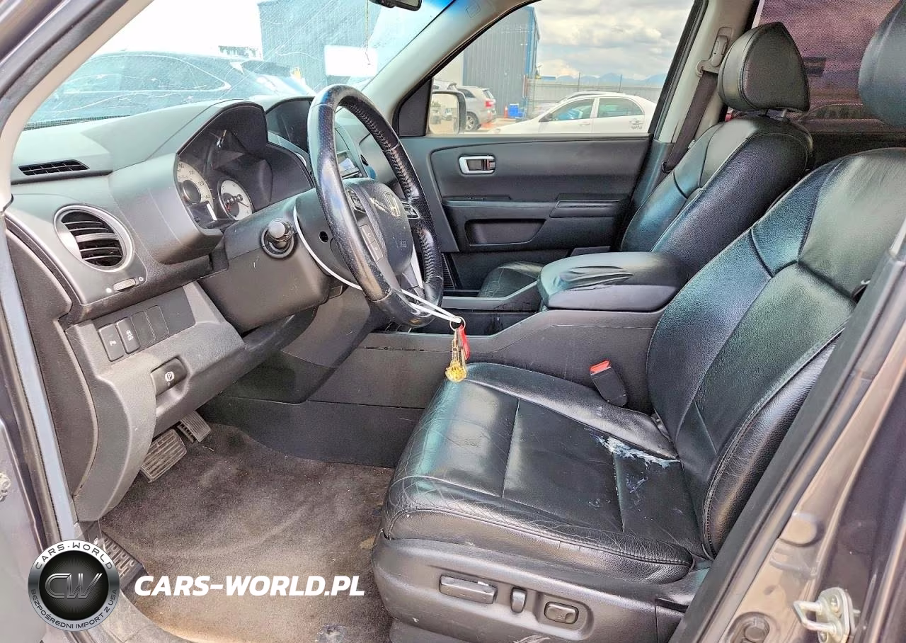2012 Honda Pilot Touring VIN:5FNYF4H98CB501350 - 7
