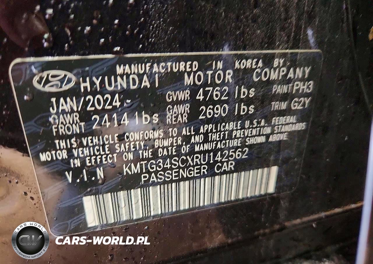 2024 Genesis G70 2.5T Standard VIN:KMTG34SCXRU142562 - 12