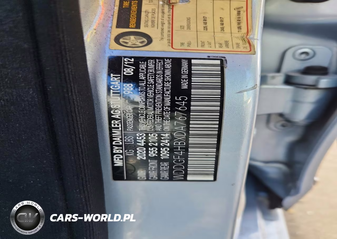 2013 Mercedes-Benz C 250 VIN:WDDGF4HBXDA767645 - 12