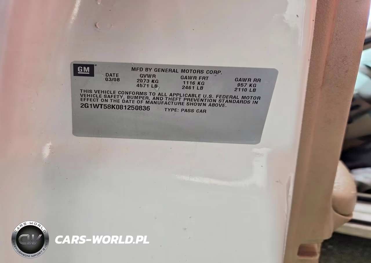 2008 Chevrolet Impala Lt VIN:2G1WT58K081250836 - 12