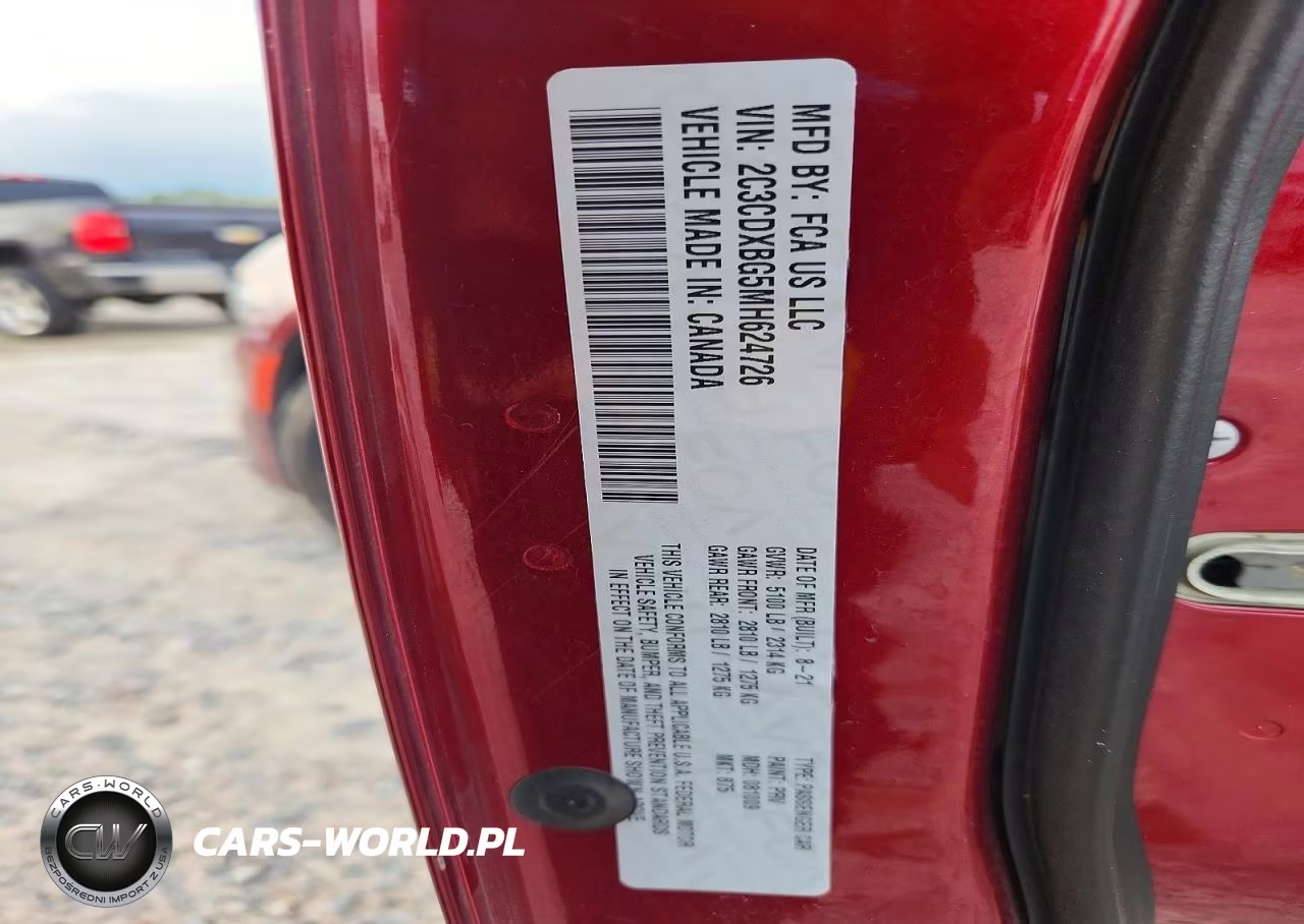 2021 Dodge Charger Sxt VIN:2C3CDXBG5MH624726 - 12