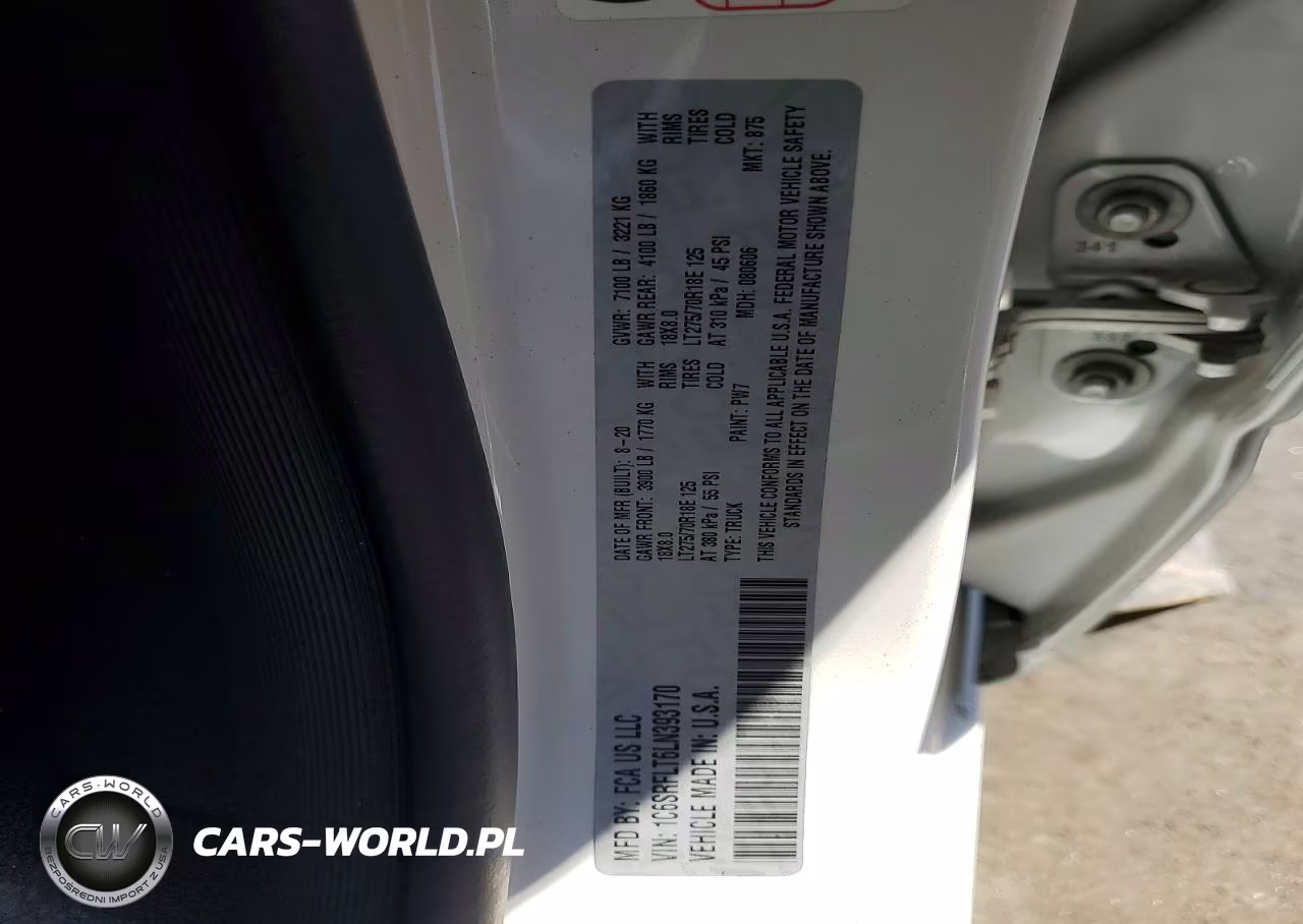 2020 Ram 1500 Rebel VIN:1C6SRFLT6LN393170 - 12