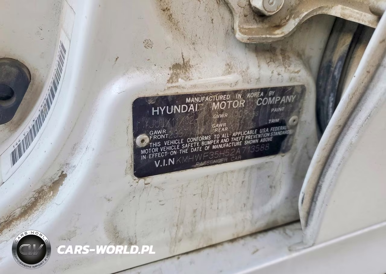 2002 Hyundai Sonata Gls VIN:KMHWF35H52A713588 - 12