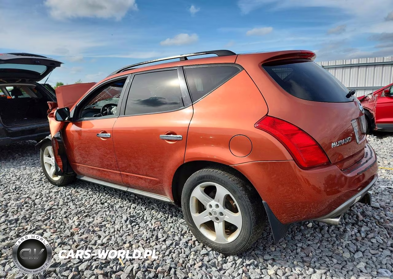 2004 Nissan Murano Sl VIN:JN8AZ08W44W313109 - 2