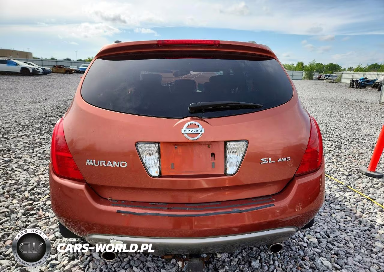 2004 Nissan Murano Sl VIN:JN8AZ08W44W313109 - 6
