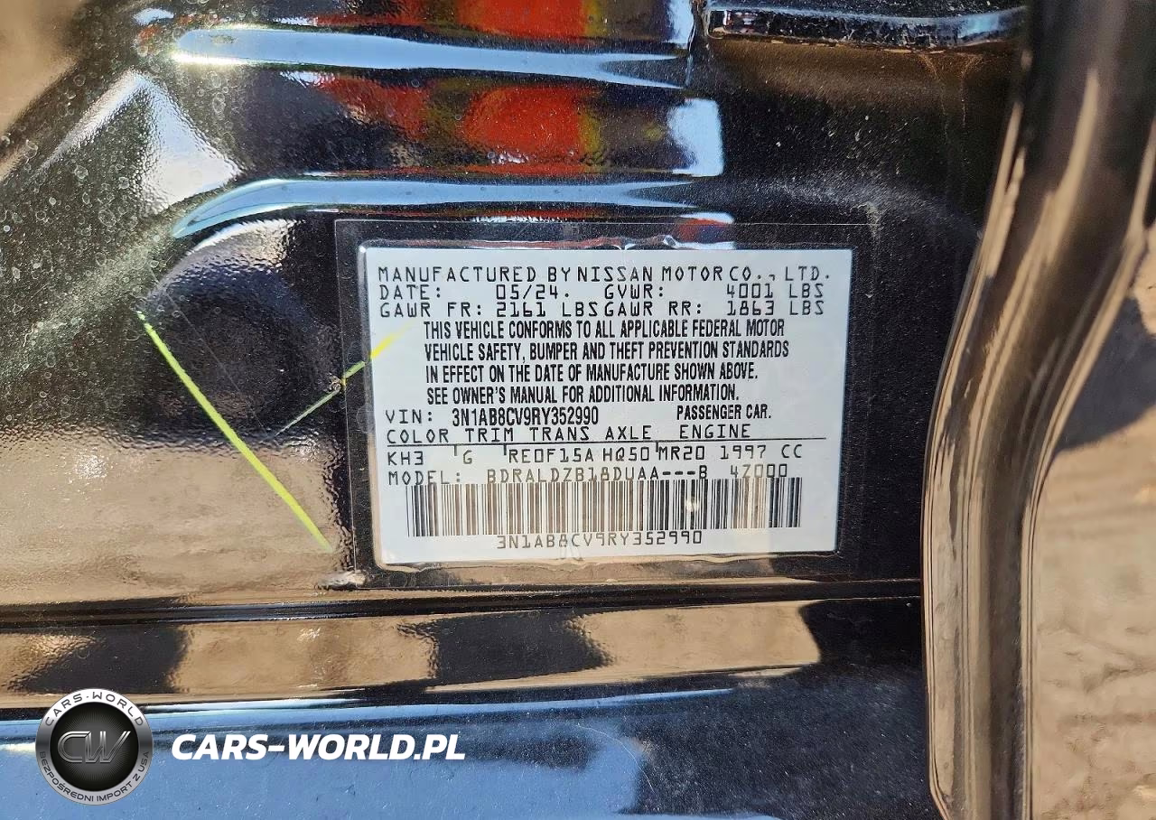 2024 Nissan Sentra Sv VIN:3N1AB8CV9RY352990 - 13