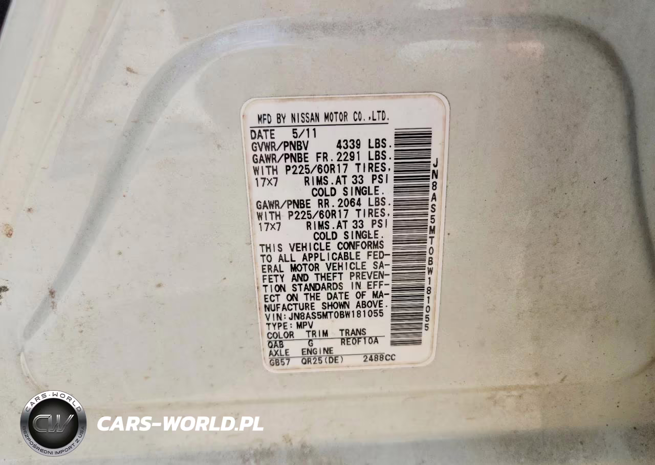 2011 Nissan Rogue S VIN:JN8AS5MT0BW181055 - 14