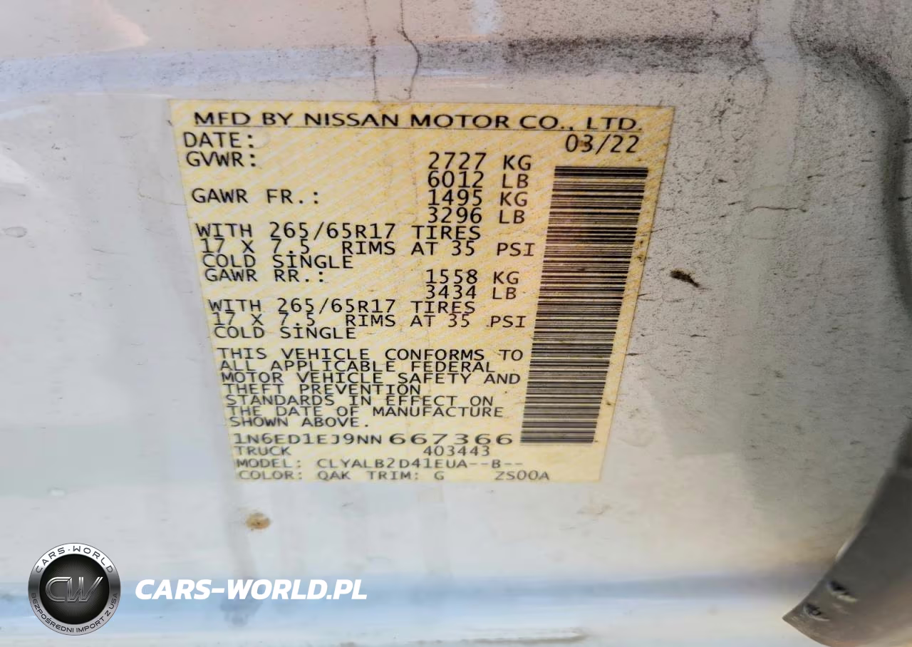 2022 Nissan Frontier Sv VIN:1N6ED1EJ9NN667366 - 12
