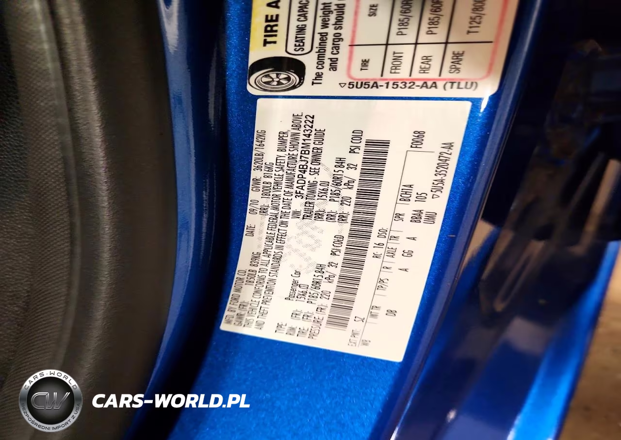 2011 Ford Fiesta Se VIN:3FADP4BJ7BM143222 - 12