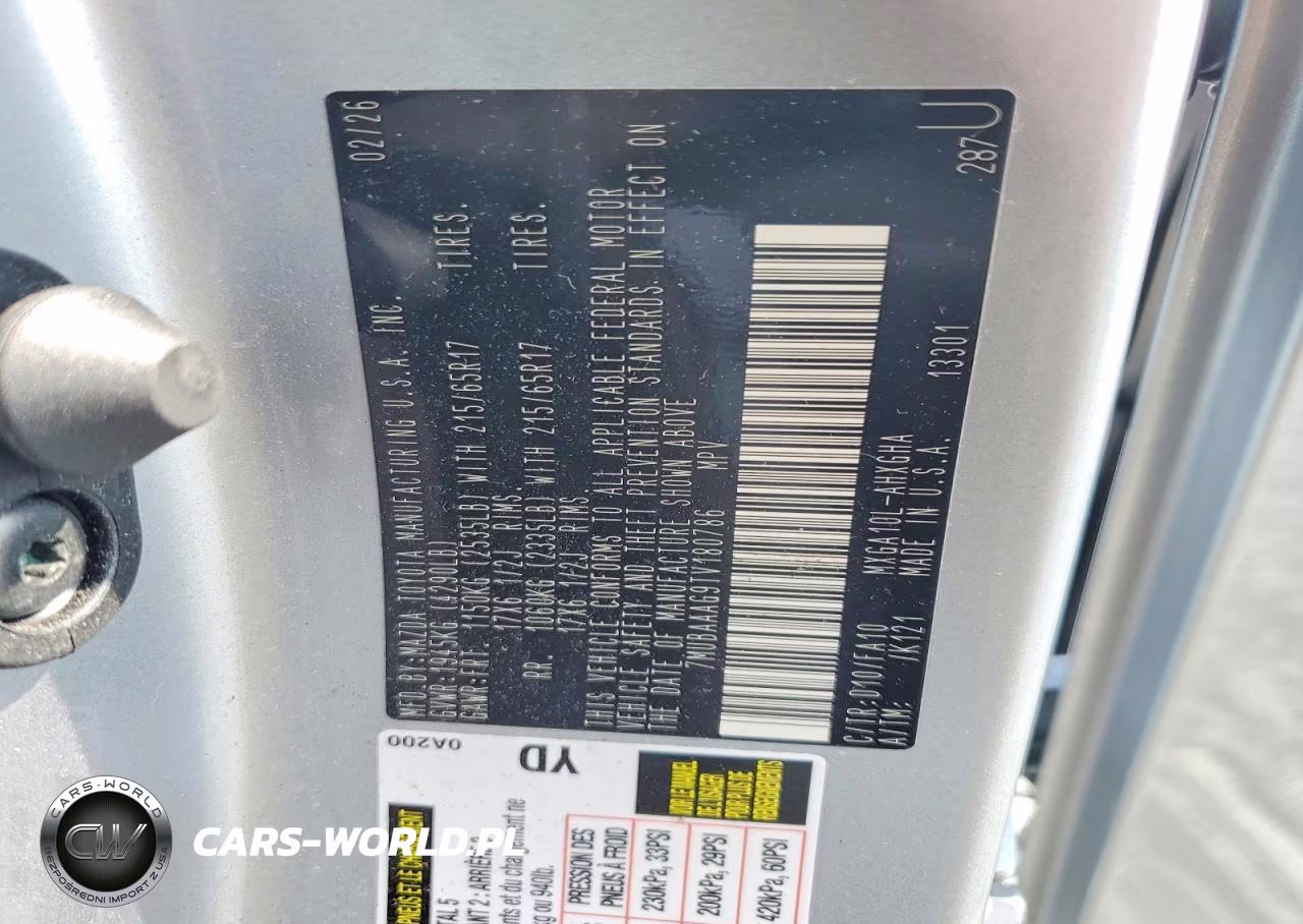 2026 Toyota Corolla Cross Le VIN:7MUBAAAG9TV180786 - 13