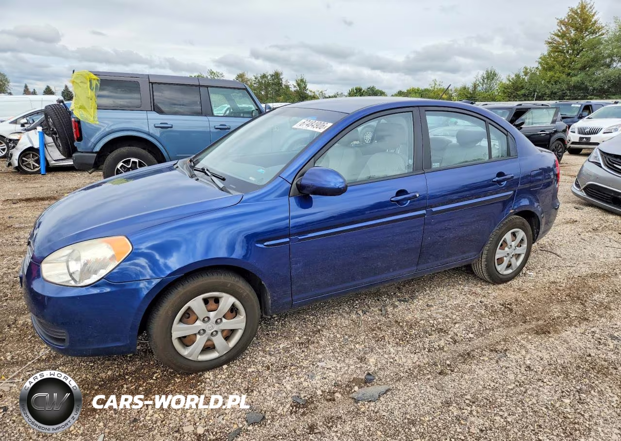2009 Hyundai Accent Gls VIN:KMHCN46C39U314962 - 1