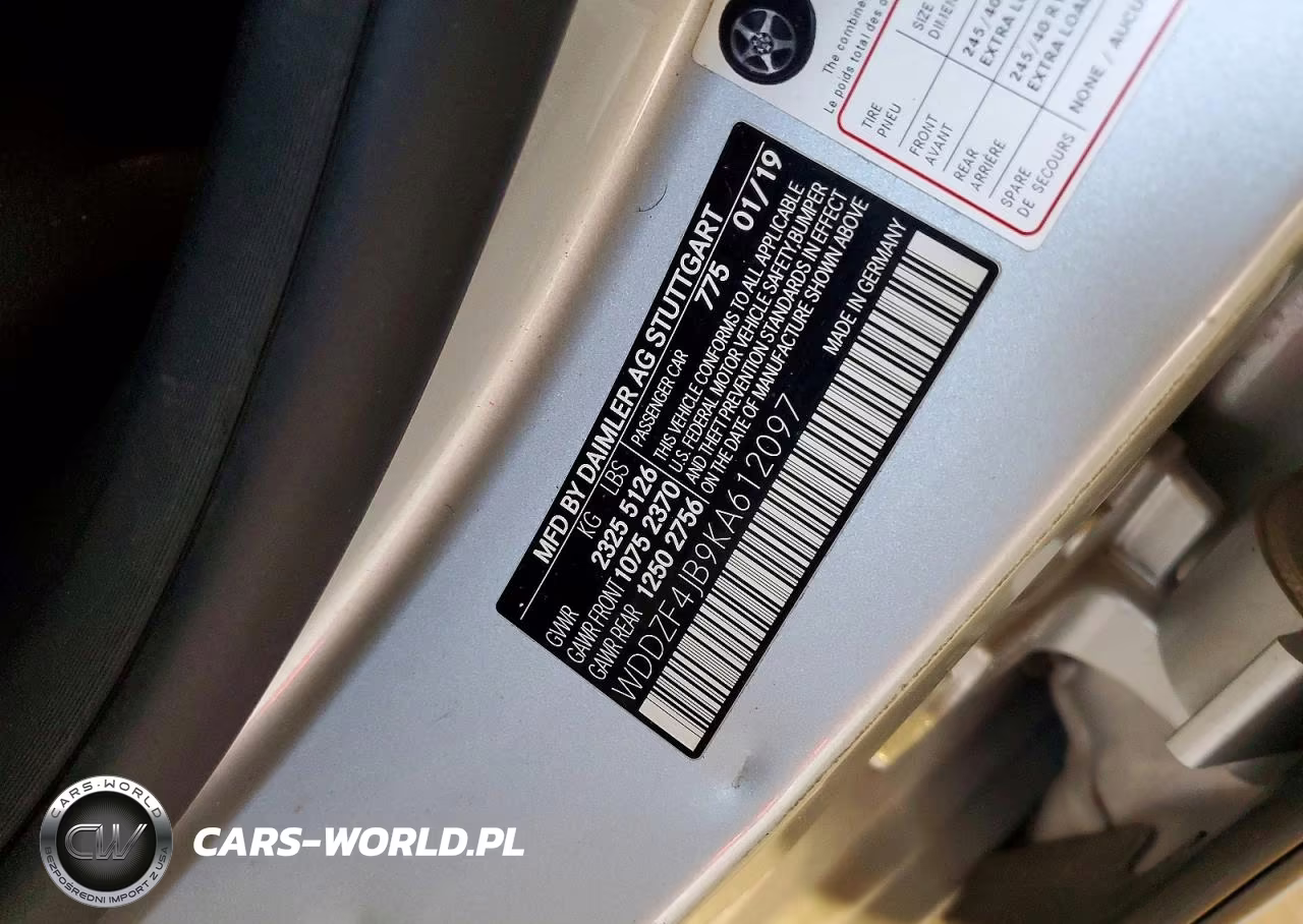2019 Mercedes-Benz E 300 VIN:WDDZF4JB9KA612097 - 12