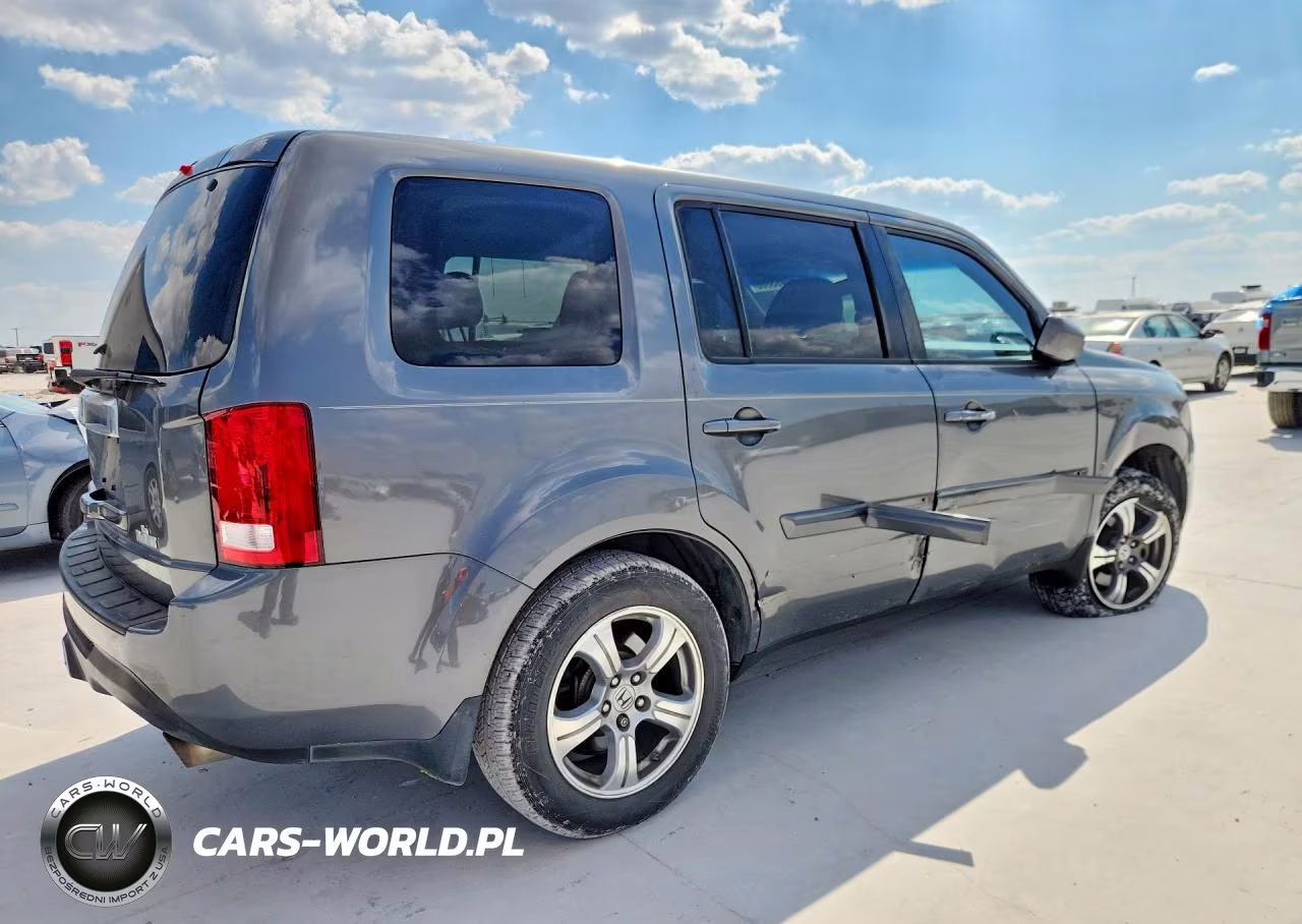 2012 Honda Pilot Exl VIN:5FNYF3H50CB017339 - 3