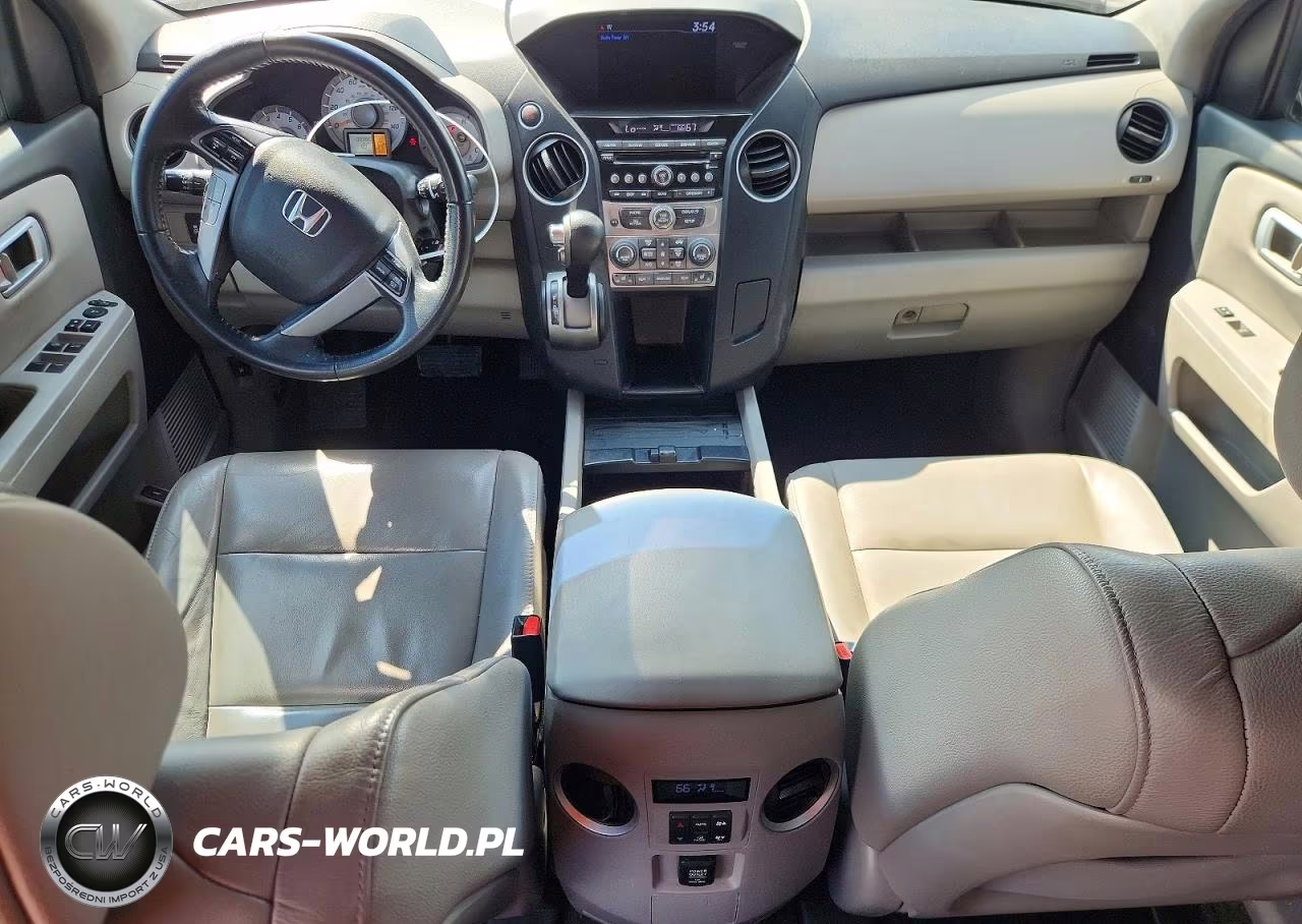 2012 Honda Pilot Exl VIN:5FNYF3H50CB017339 - 8