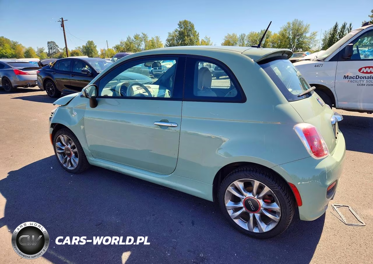 2015 Fiat 500 Sport VIN:3C3CFFBR5FT648184 - 2