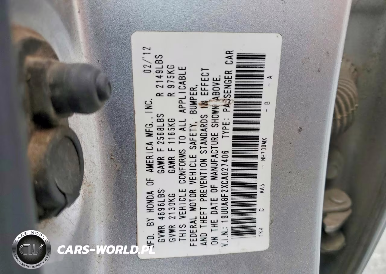 2012 Acura Tl VIN:19UUA8F2XCA027406 - 13