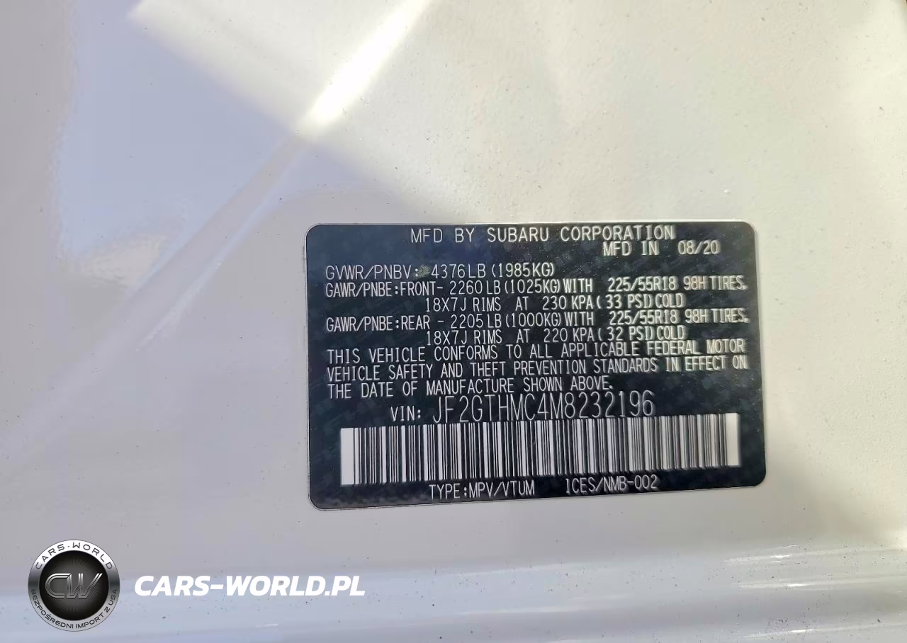 2021 Subaru Crosstrek Limited VIN:JF2GTHMC4M8232196 - 13