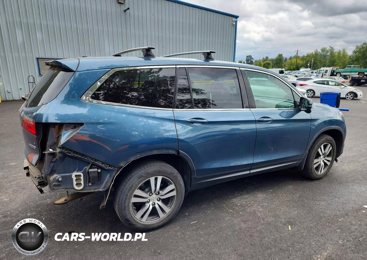 2017 Honda Pilot Exl VIN:5FNYF6H57HB066966 - 3
