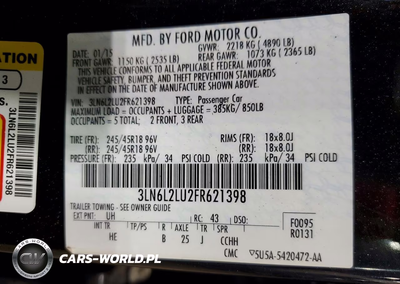 2015 Lincoln Mkz Hybrid VIN:3LN6L2LU2FR621398 - 12