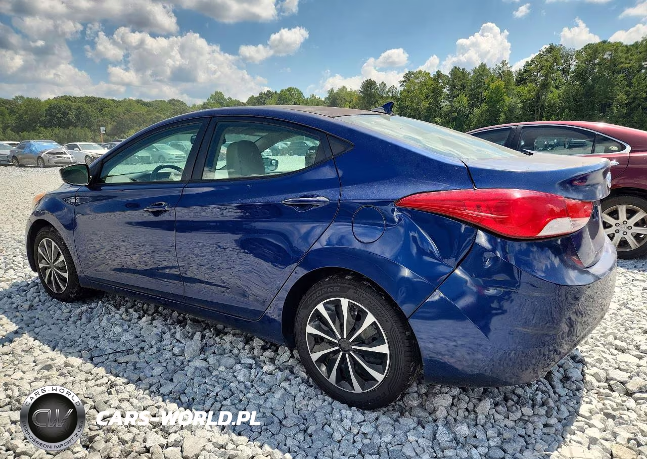 2013 Hyundai Elantra Gls VIN:KMHDH4AE5DU554396 - 2