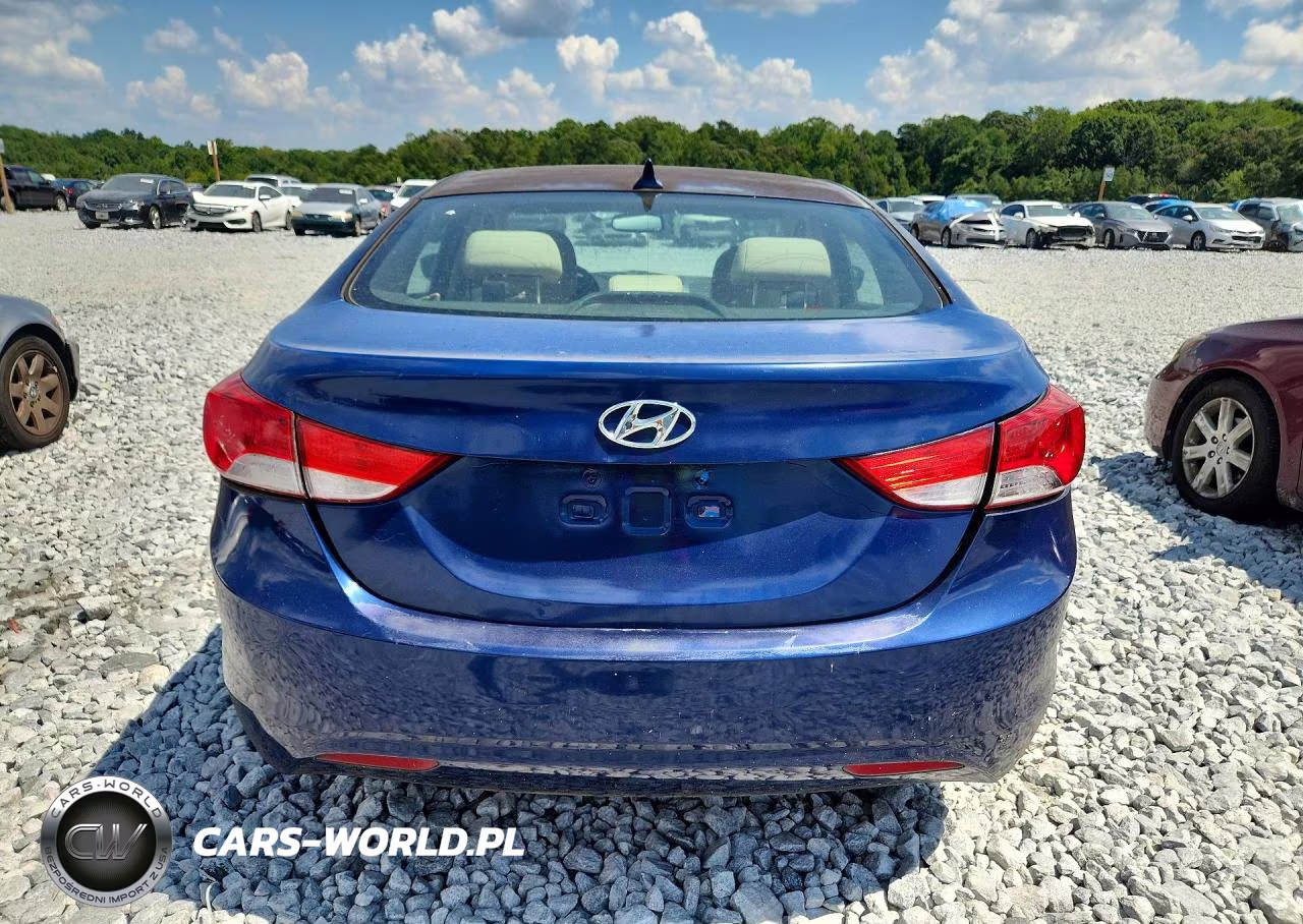 2013 Hyundai Elantra Gls VIN:KMHDH4AE5DU554396 - 6