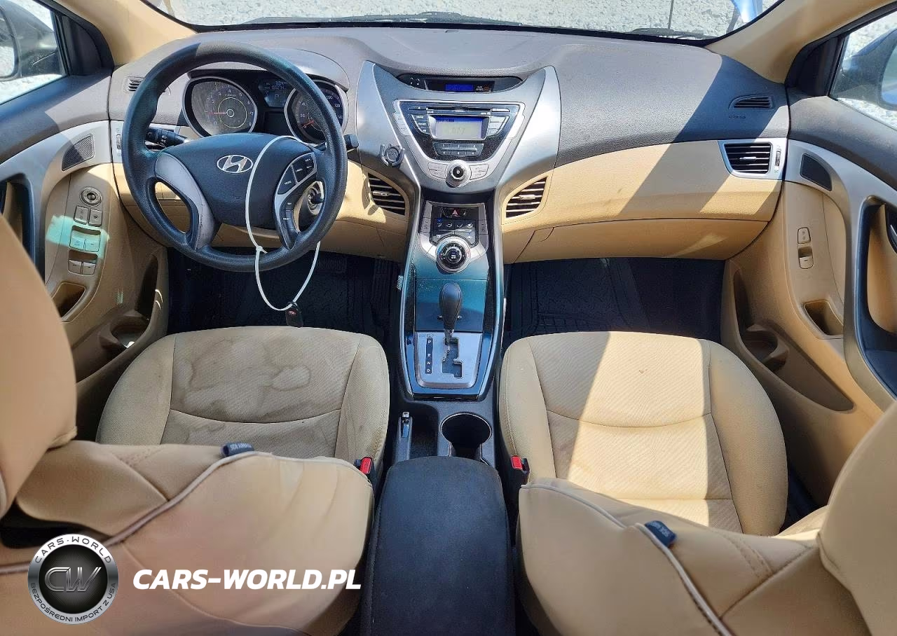 2013 Hyundai Elantra Gls VIN:KMHDH4AE5DU554396 - 8